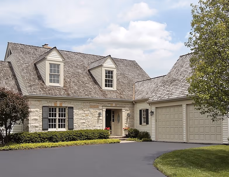 House with new exteriors after home improvement services in Franklin, WI