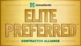 James Hardie Elite Preferred Contractor Alliance badge